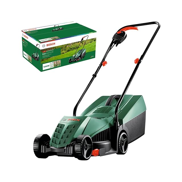 Rasaerba elettrico con filo Bosch EasyRotak 32-235 con manubri pieghevoli