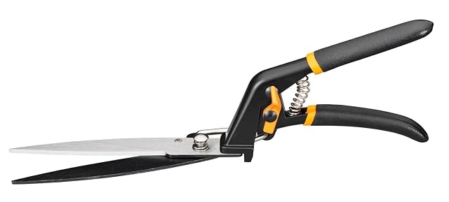Forbici da bordi Fiskars Solid GS21 in nero e arancione