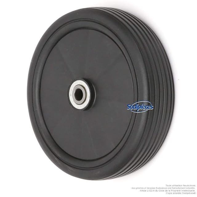 Ruota di ricambio in plastica ratioparts per tosaerba SABO e John Deere da 43 cm