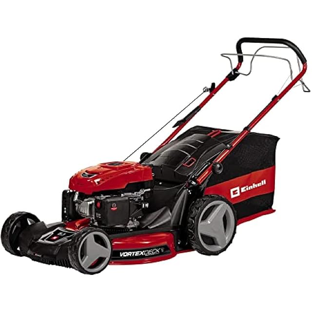 Rasaerba a benzina Einhell GC-PM 56/2 S HW con scocca di un solo pezzo di metallo e cassa da 80 litri