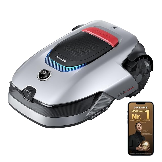 Robot rasaerba DREAME A2 1200 con rilevamento tridimensionale e telecamera HDR