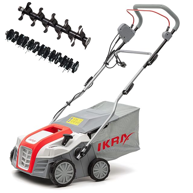 Arieggiatore elettrico IKRA IEVL 2000 con larghezza di lavoro di 40 cm e rulli intercambiabili