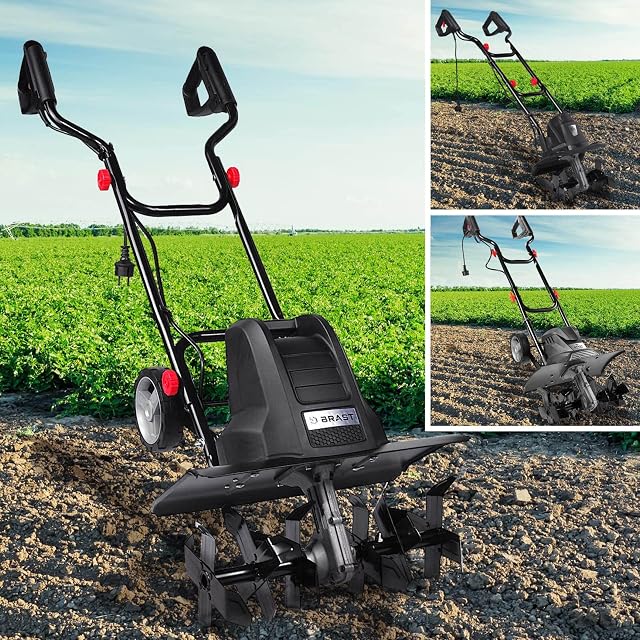 Motozappa elettrica BRAST BRE-AF 1500 con larghezza di lavoro di 450 mm e 24 lame